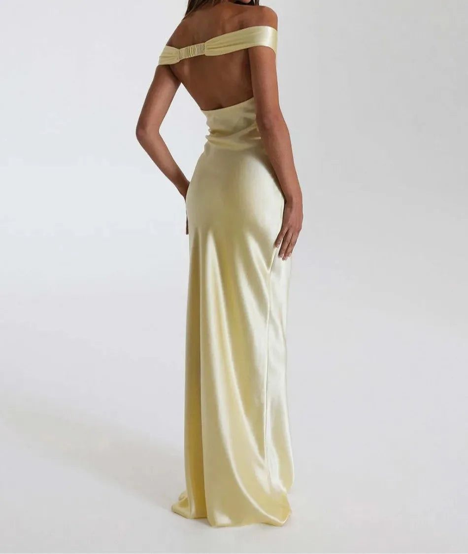 שמלת סאטן-LIV