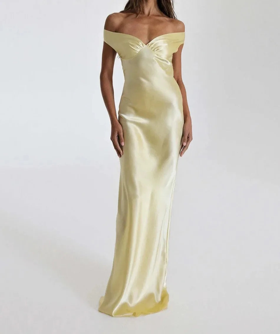 שמלת סאטן-LIV