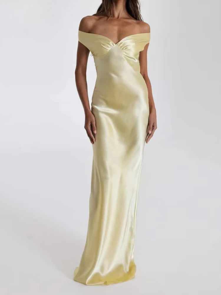 שמלת סאטן-LIV