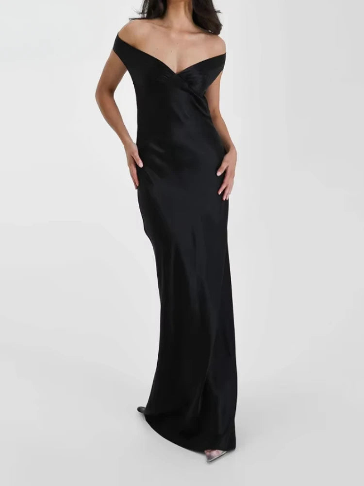 שמלת סאטן-LIV