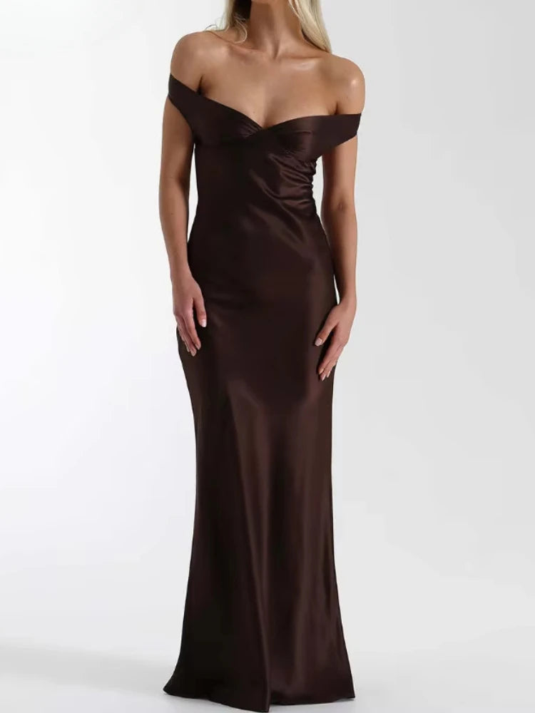 שמלת סאטן-LIV