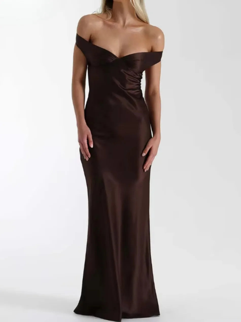 שמלת סאטן-LIV